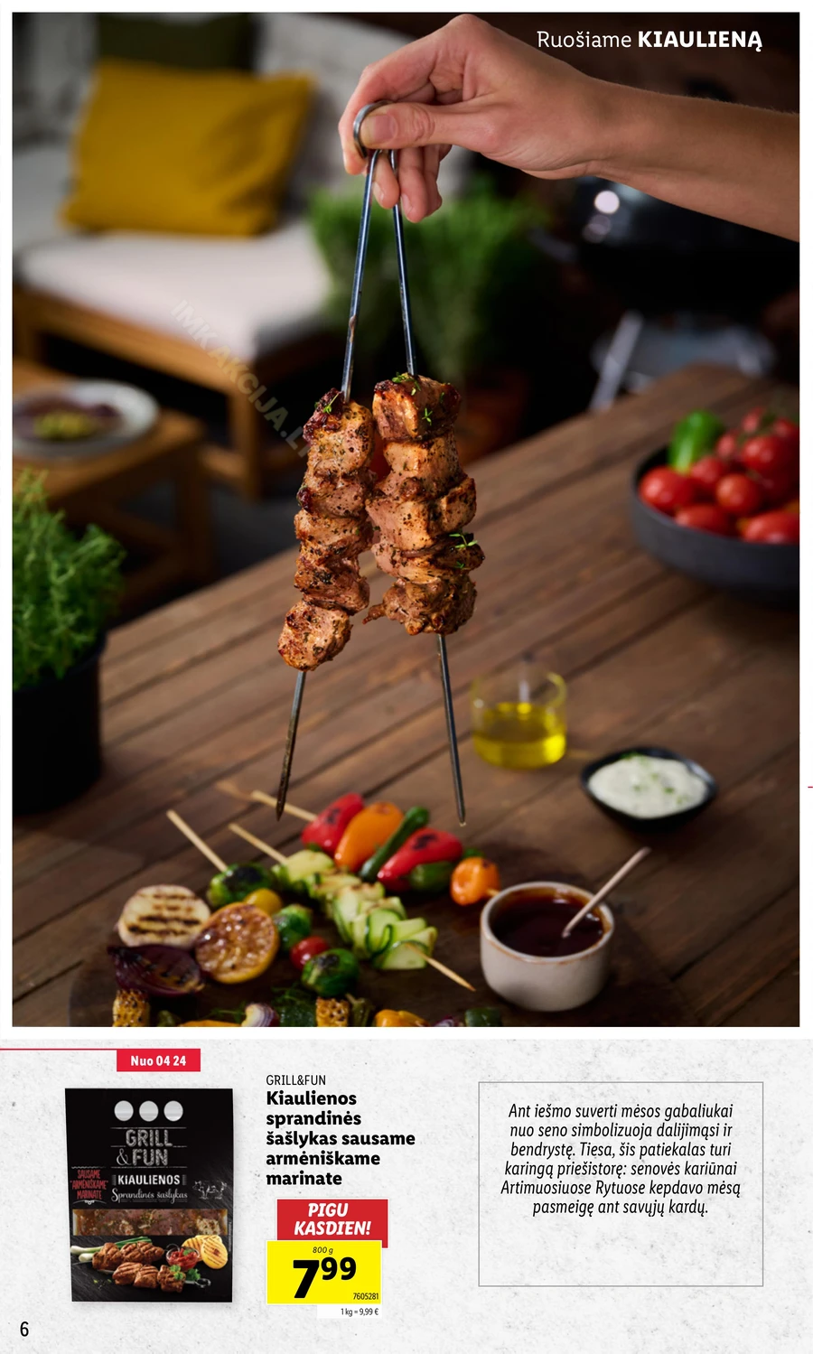 LIDL akcijų leidinys „Grill & Fun“ puslapis 6