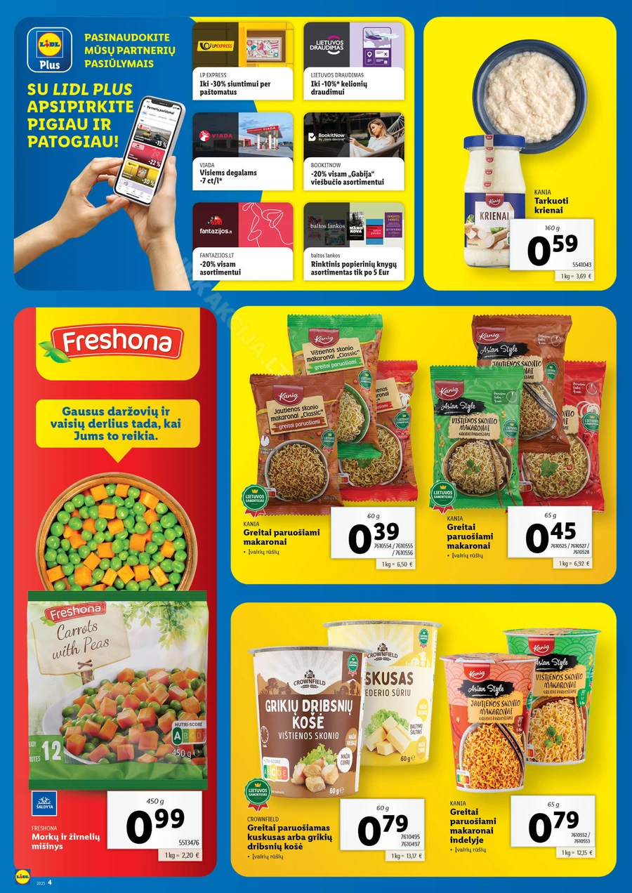 LIDL akcijų leidinys „Naujienos“ puslapis 4