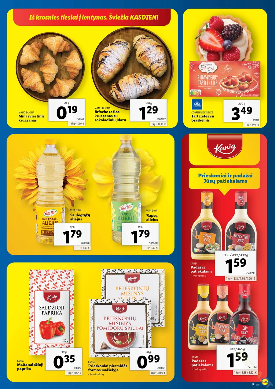 LIDL akcijų leidinys „Naujienos“ puslapis 5