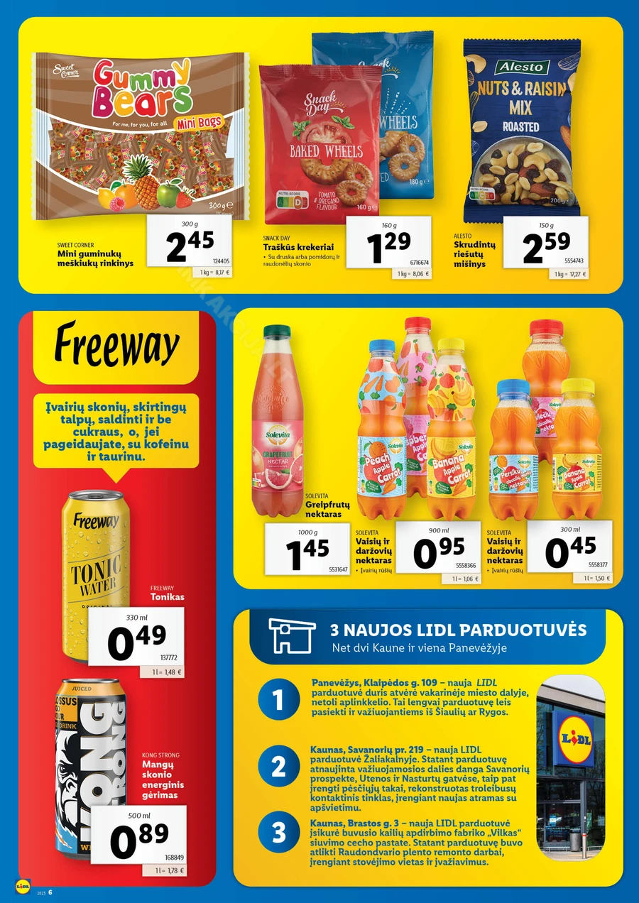 LIDL akcijų leidinys „Naujienos“ puslapis 6