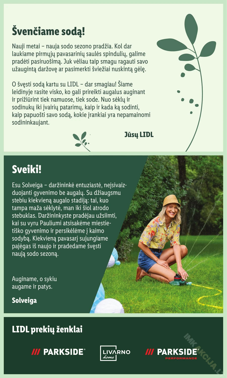 LIDL leidinys „Švenčiame sodą” puslapis 3