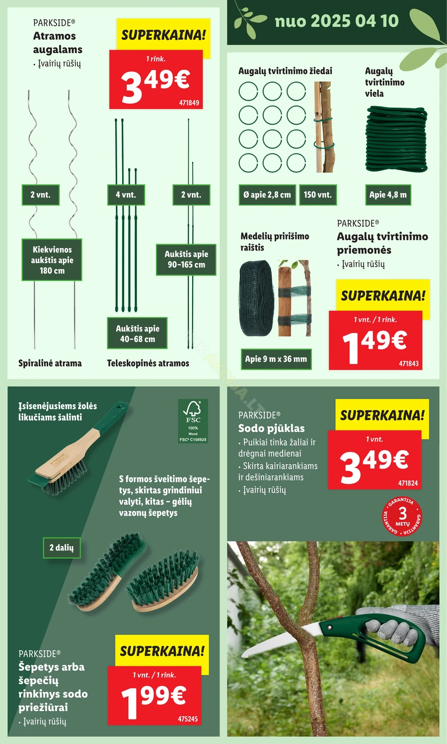 LIDL leidinys „Švenčiame sodą” puslapis 33