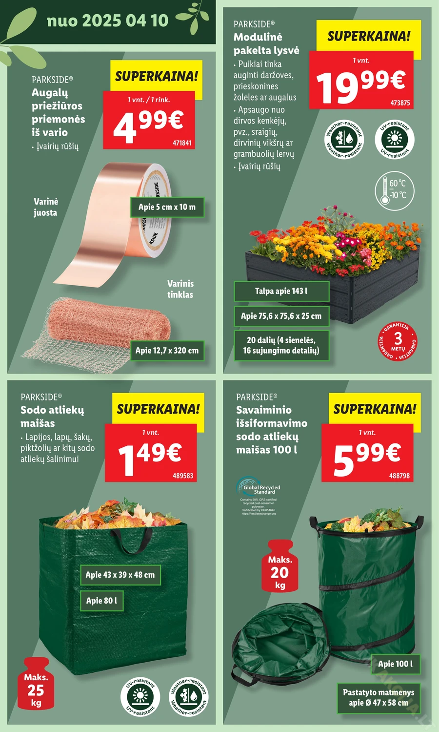 LIDL leidinys „Švenčiame sodą” puslapis 34