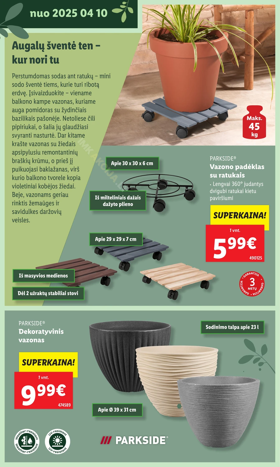 LIDL leidinys „Švenčiame sodą” puslapis 36