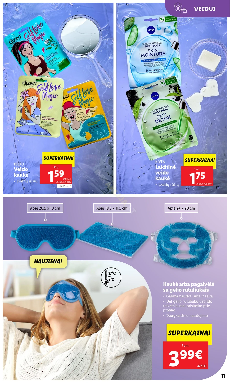 LIDL akcijų leidinys „Grožio festivalis“ puslapis 11