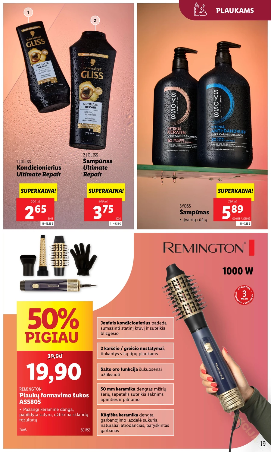 LIDL akcijų leidinys „Grožio festivalis“ puslapis 19
