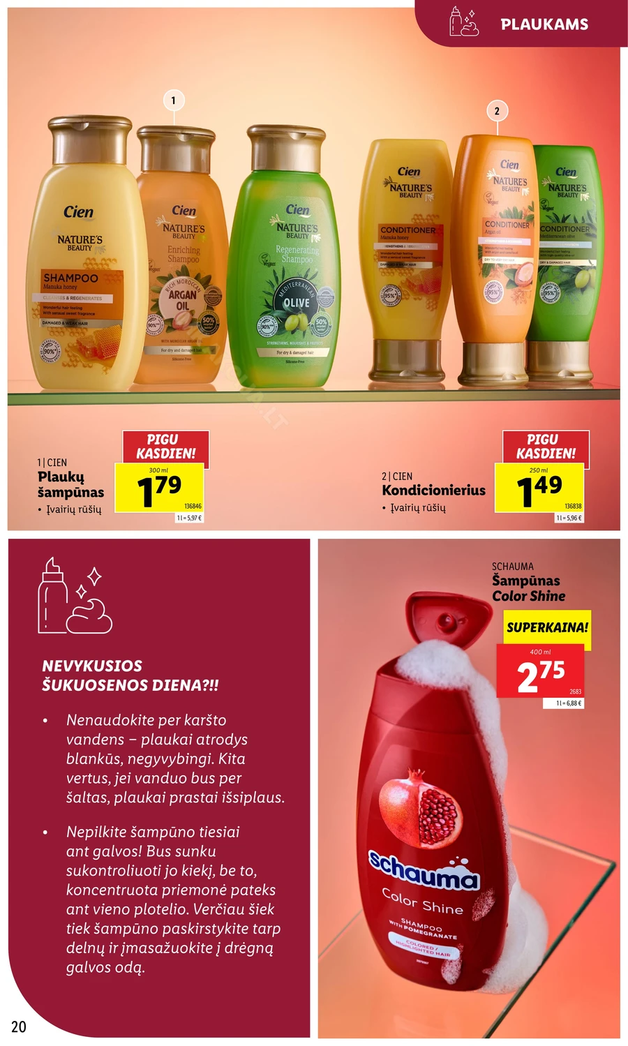 LIDL akcijų leidinys „Grožio festivalis“ puslapis 20