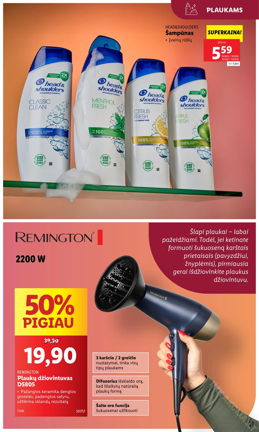 LIDL akcijų leidinys „Grožio festivalis“ puslapis 21