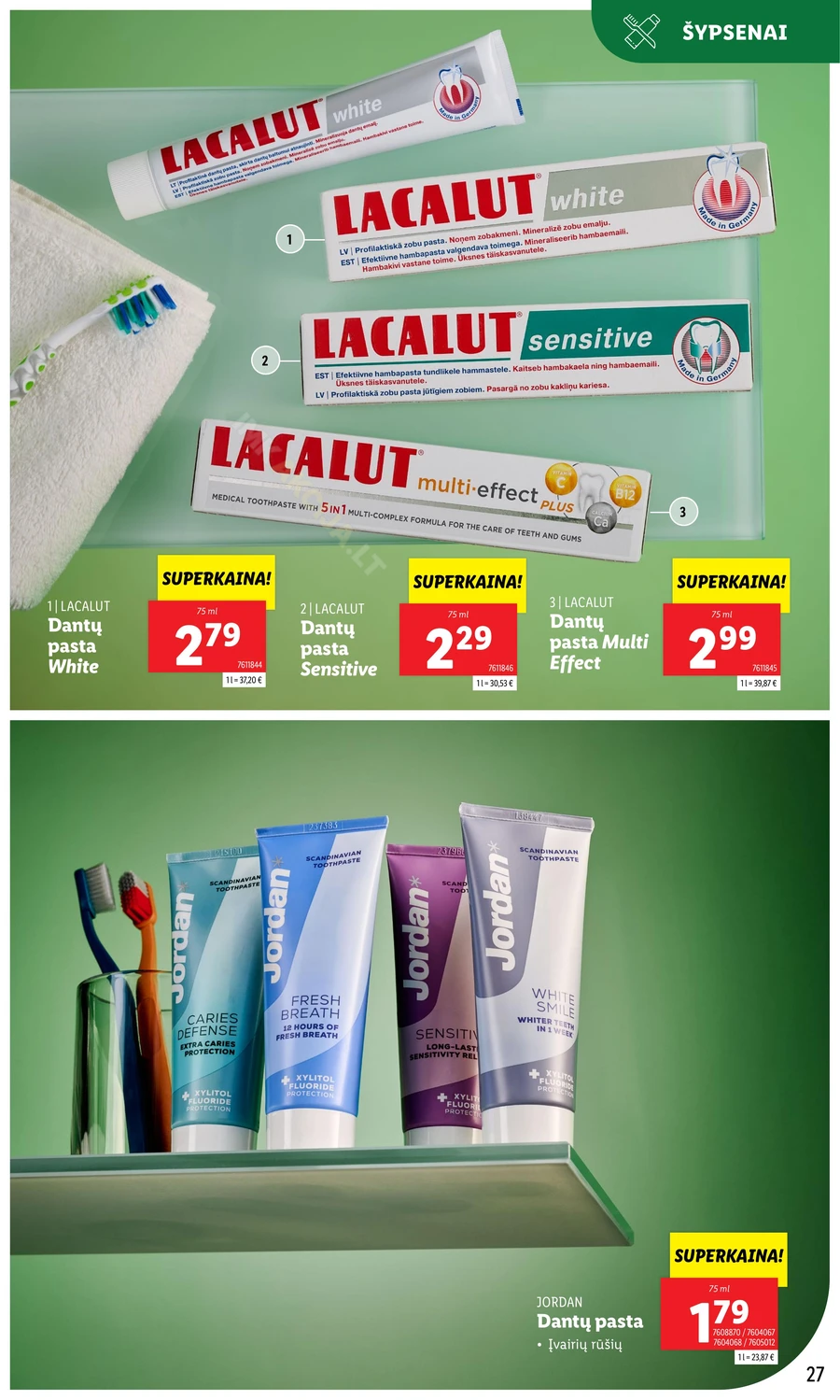 LIDL akcijų leidinys „Grožio festivalis“ puslapis 27