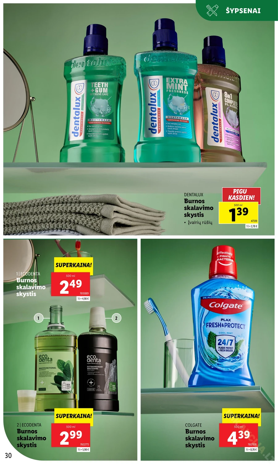 LIDL akcijų leidinys „Grožio festivalis“ puslapis 30