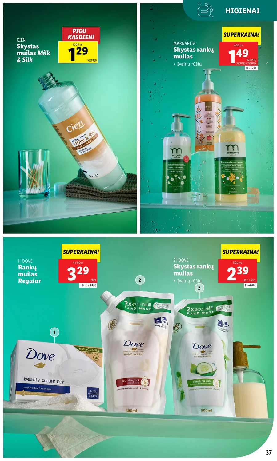 LIDL akcijų leidinys „Grožio festivalis“ puslapis 37