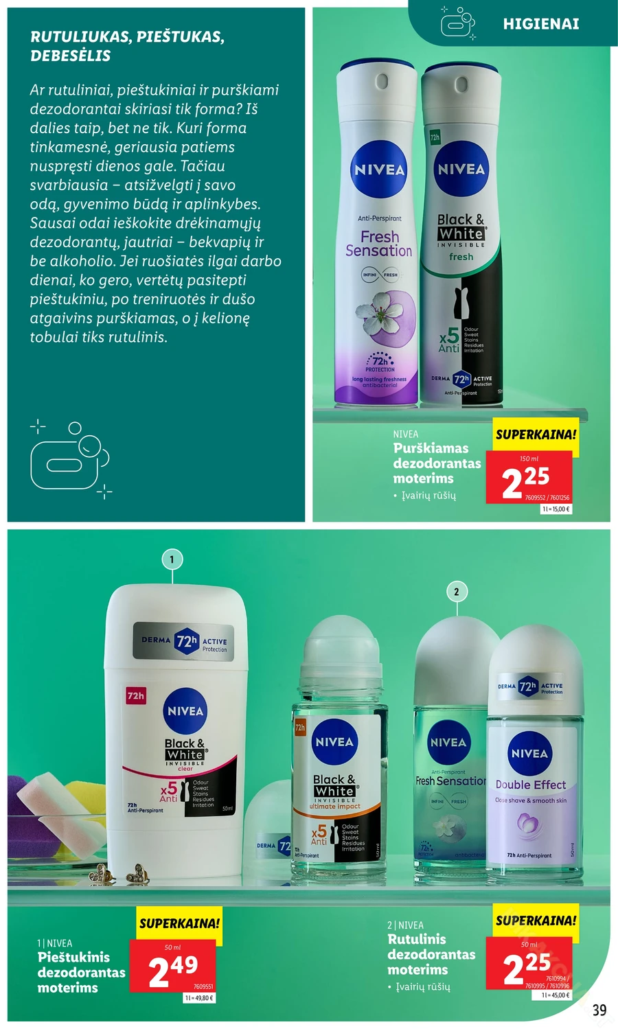 LIDL akcijų leidinys „Grožio festivalis“ puslapis 39