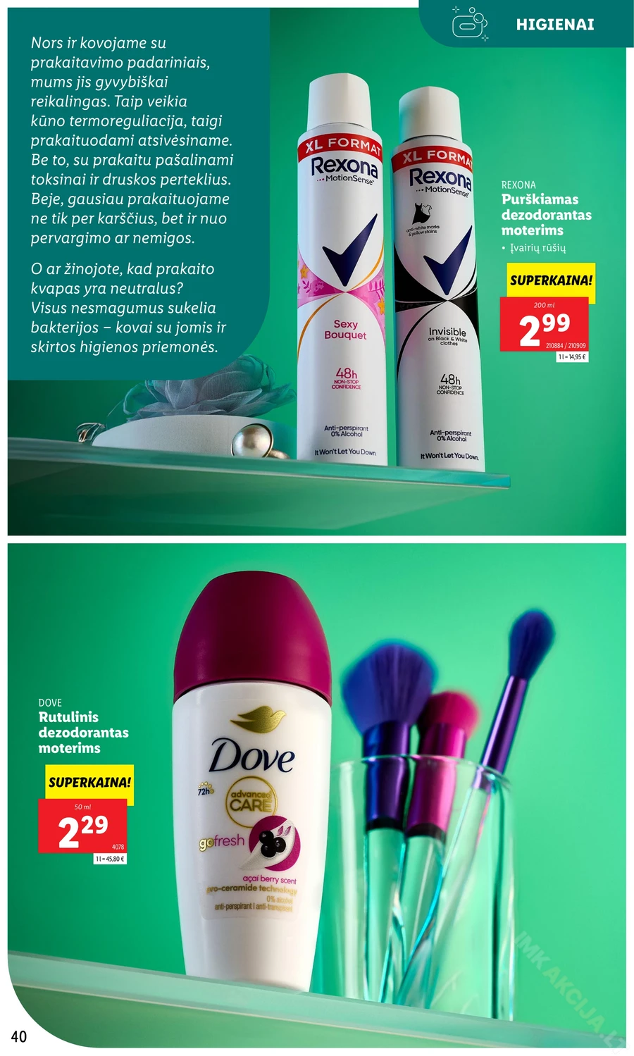 LIDL akcijų leidinys „Grožio festivalis“ puslapis 40