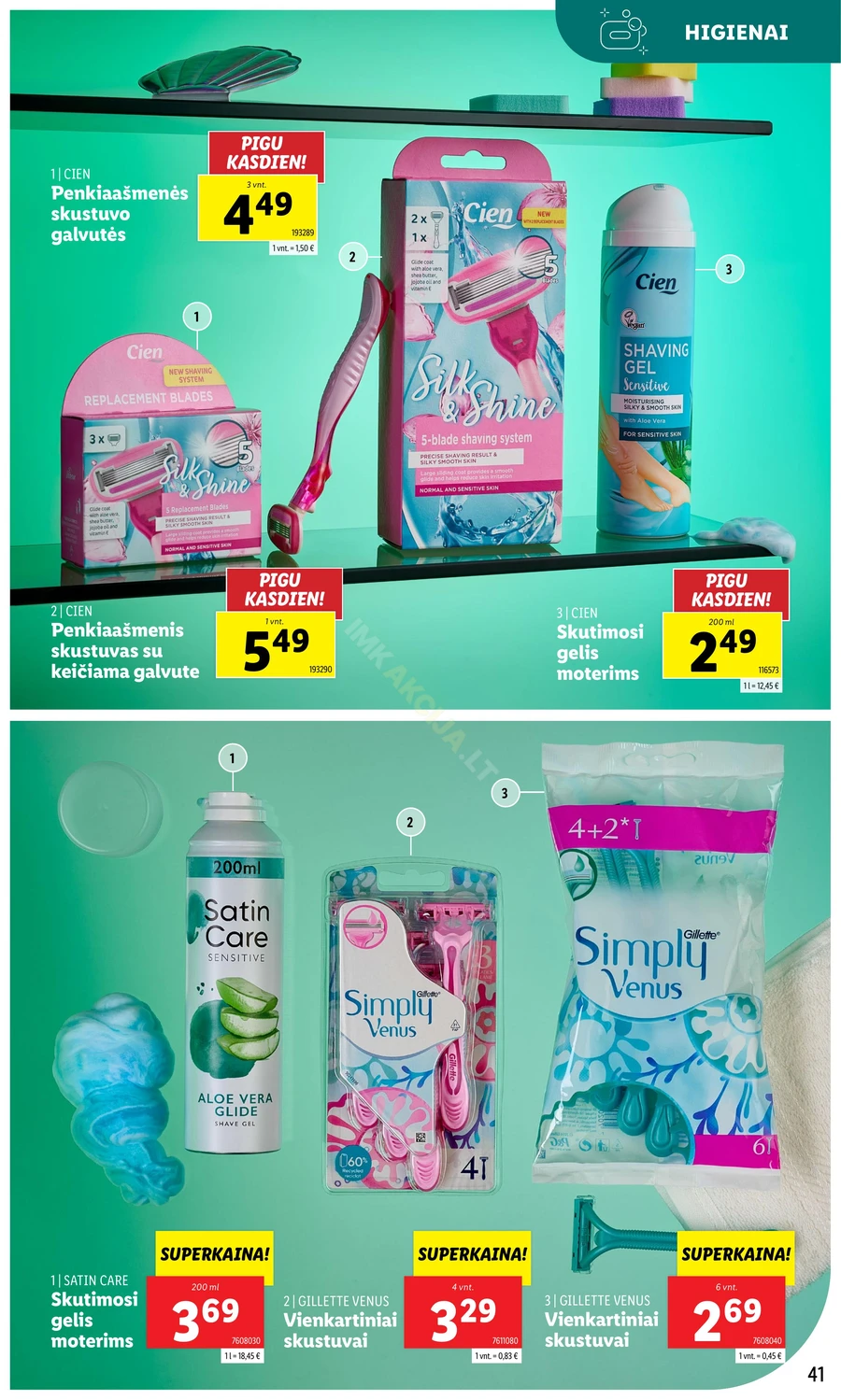 LIDL akcijų leidinys „Grožio festivalis“ puslapis 41