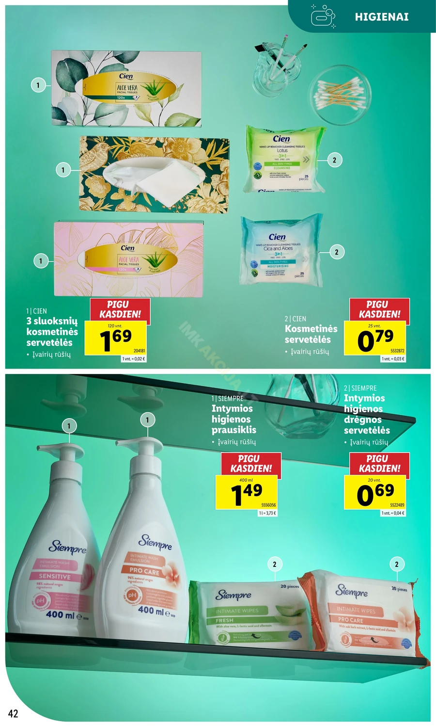 LIDL akcijų leidinys „Grožio festivalis“ puslapis 42