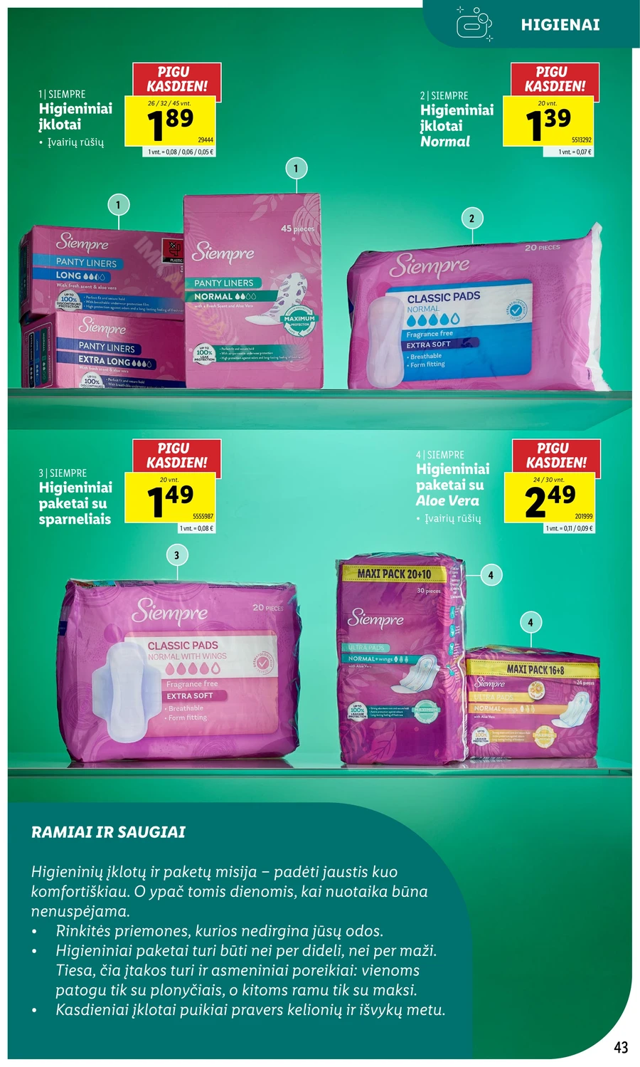 LIDL akcijų leidinys „Grožio festivalis“ puslapis 43