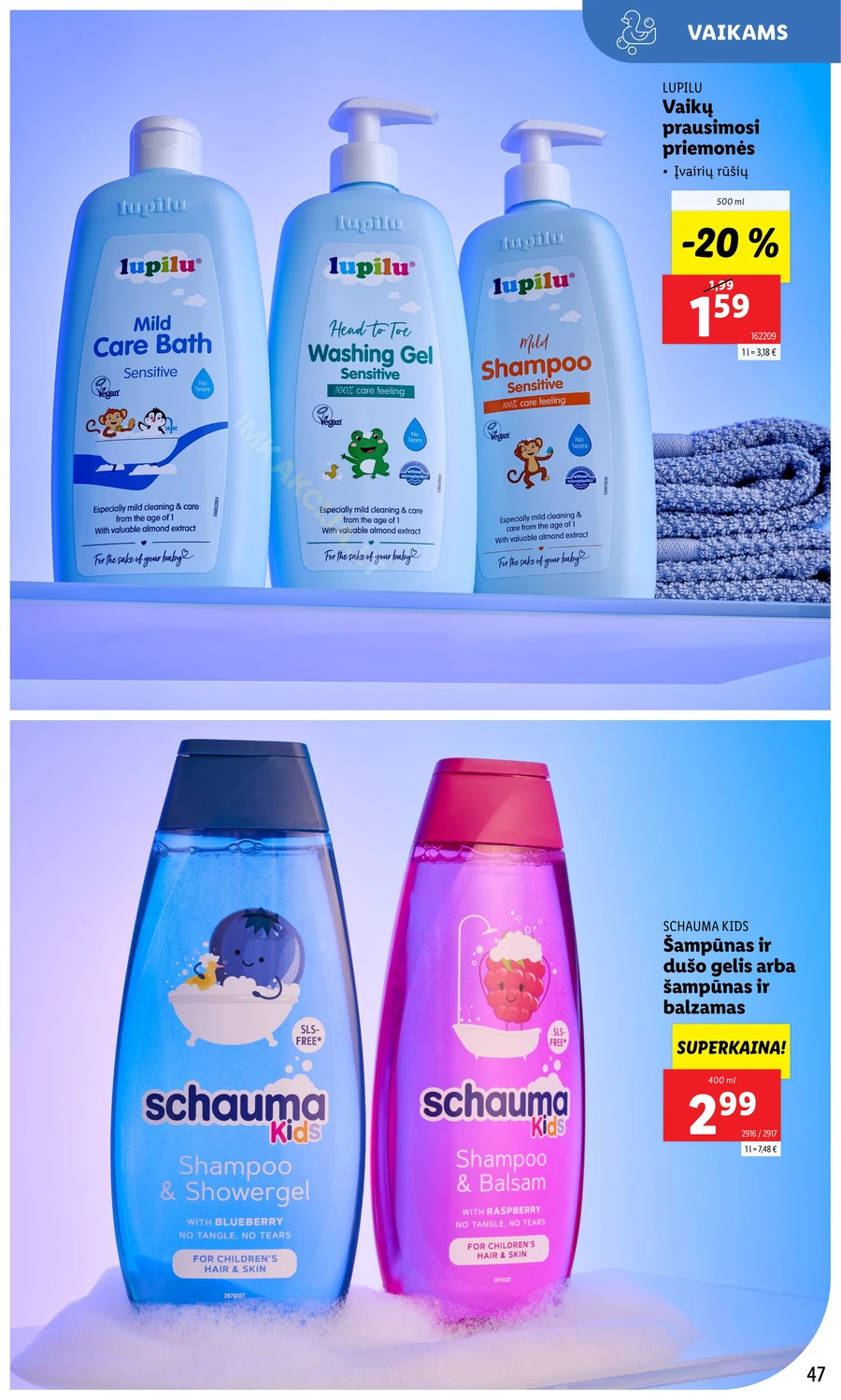 LIDL akcijų leidinys „Grožio festivalis“ puslapis 47