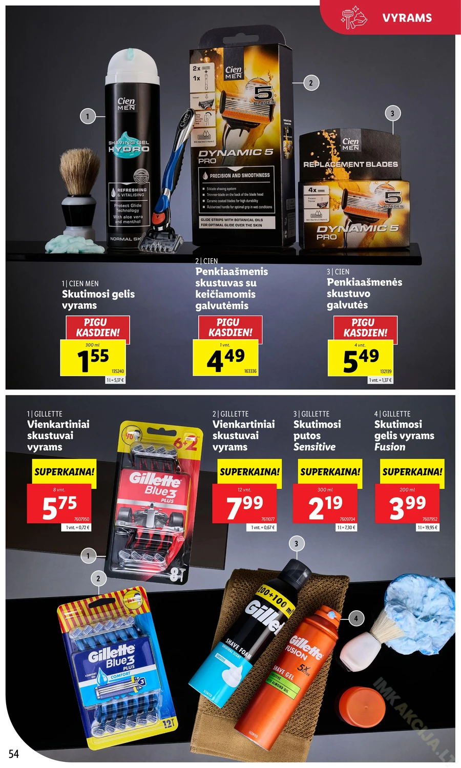 LIDL akcijų leidinys „Grožio festivalis“ puslapis 54