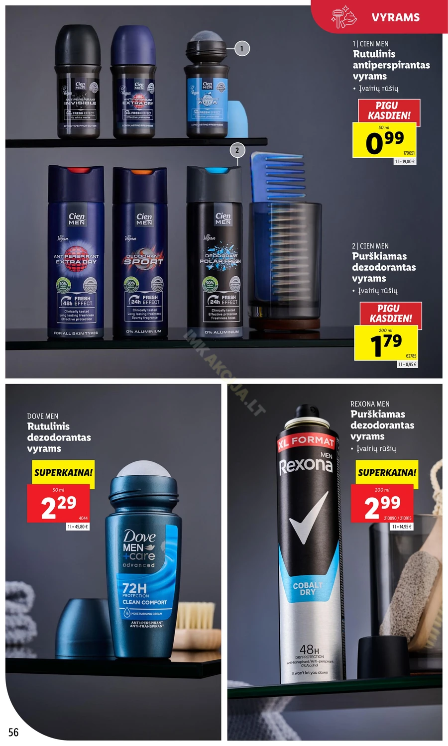 LIDL akcijų leidinys „Grožio festivalis“ puslapis 56
