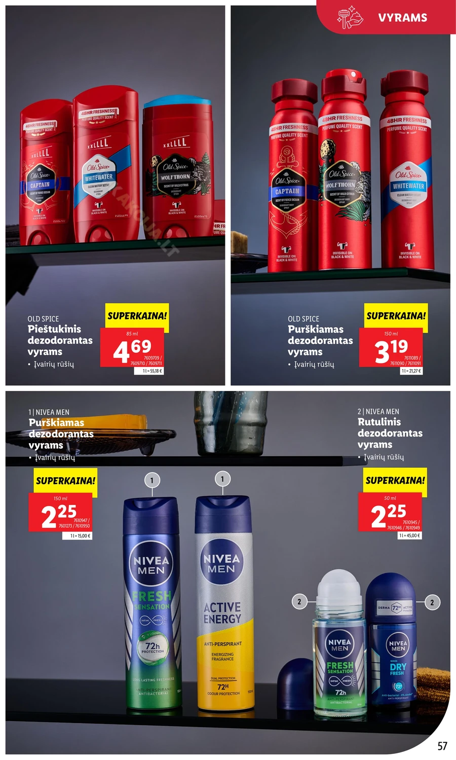 LIDL akcijų leidinys „Grožio festivalis“ puslapis 57