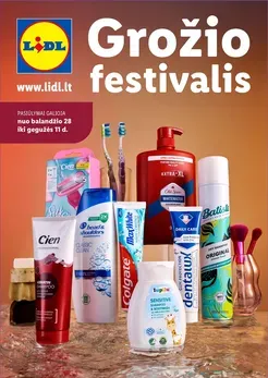 LIDL akcijų leidinys „Grožio festivalis“