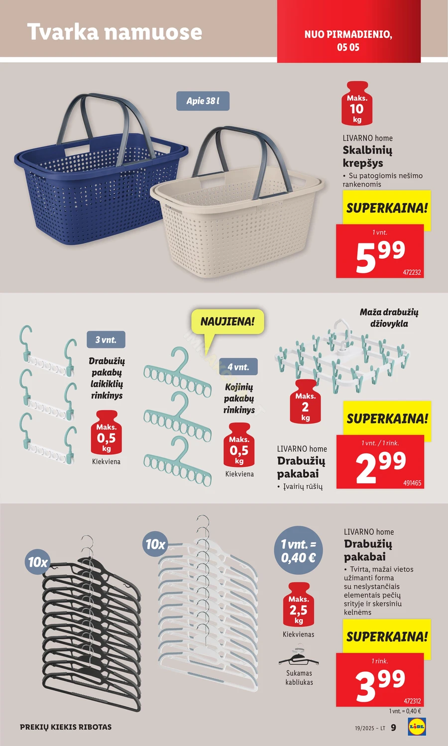 LIDL ne maisto prekių akcijų leidinys puslapis 9