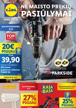 LIDL ne maisto prekių akcijų leidinys