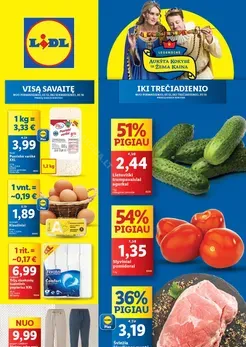 LIDL maisto prekių akcijų leidinys
