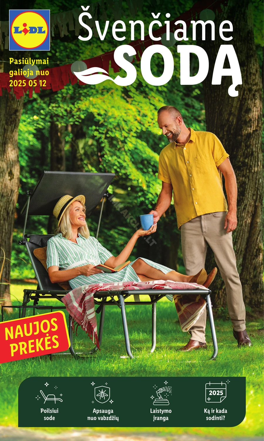 LIDL leidinys „Švenčiame sodą” puslapis 1
