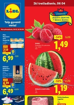 LIDL maisto prekių akcijų leidinys