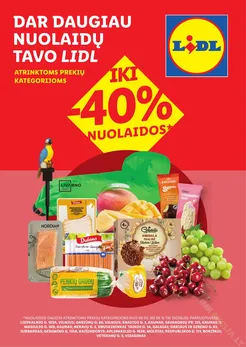 LIDL leidinys „Dar daugiau nuolaidų TAVO LIDL“