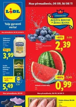 LIDL maisto prekių akcijų leidinys