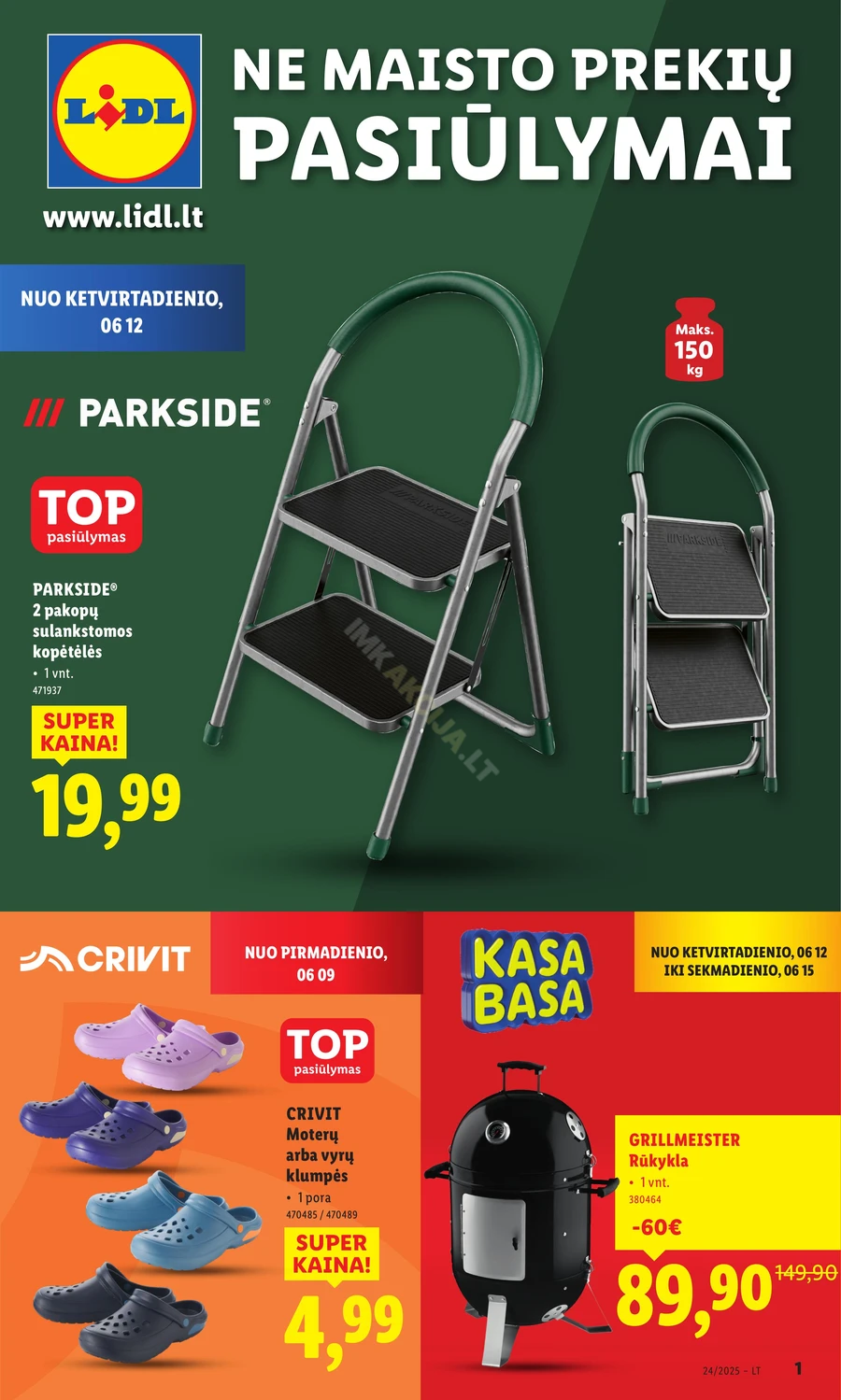 LIDL ne maisto prekių akcijų leidinys puslapis 1