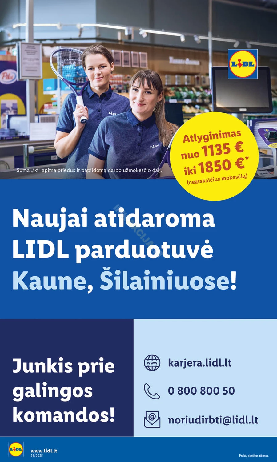 LIDL maisto prekių akcijų leidinys nuo ketvirtadienio puslapis 11
