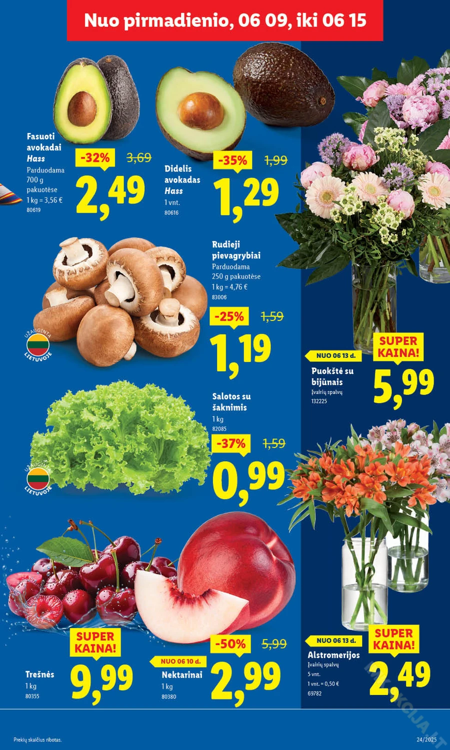 LIDL maisto prekių akcijų leidinys nuo ketvirtadienio puslapis 13