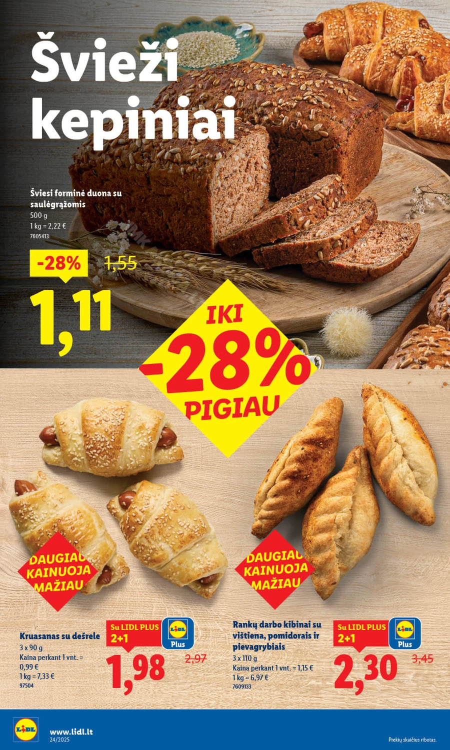 LIDL maisto prekių akcijų leidinys nuo ketvirtadienio puslapis 14