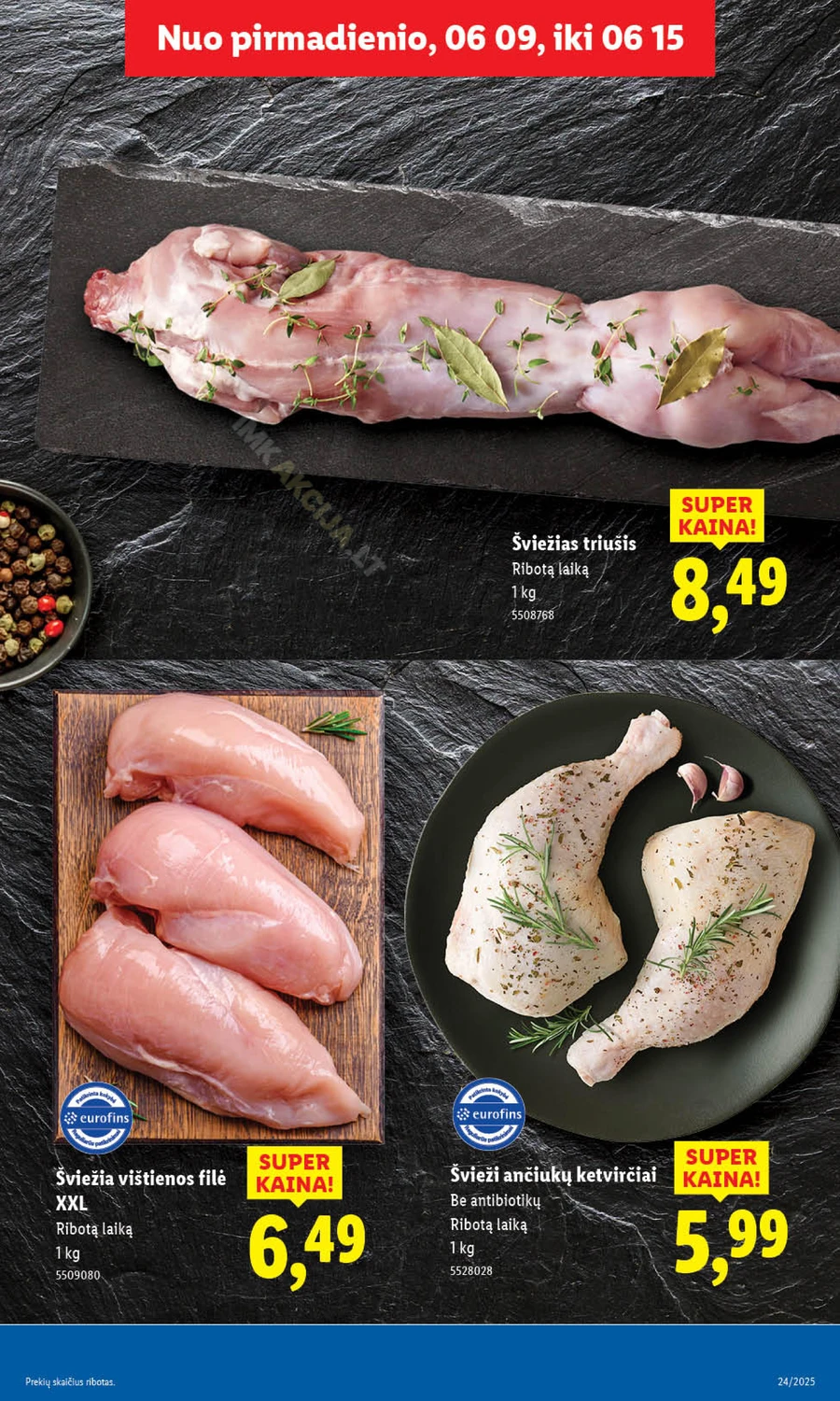 LIDL maisto prekių akcijų leidinys nuo ketvirtadienio puslapis 17