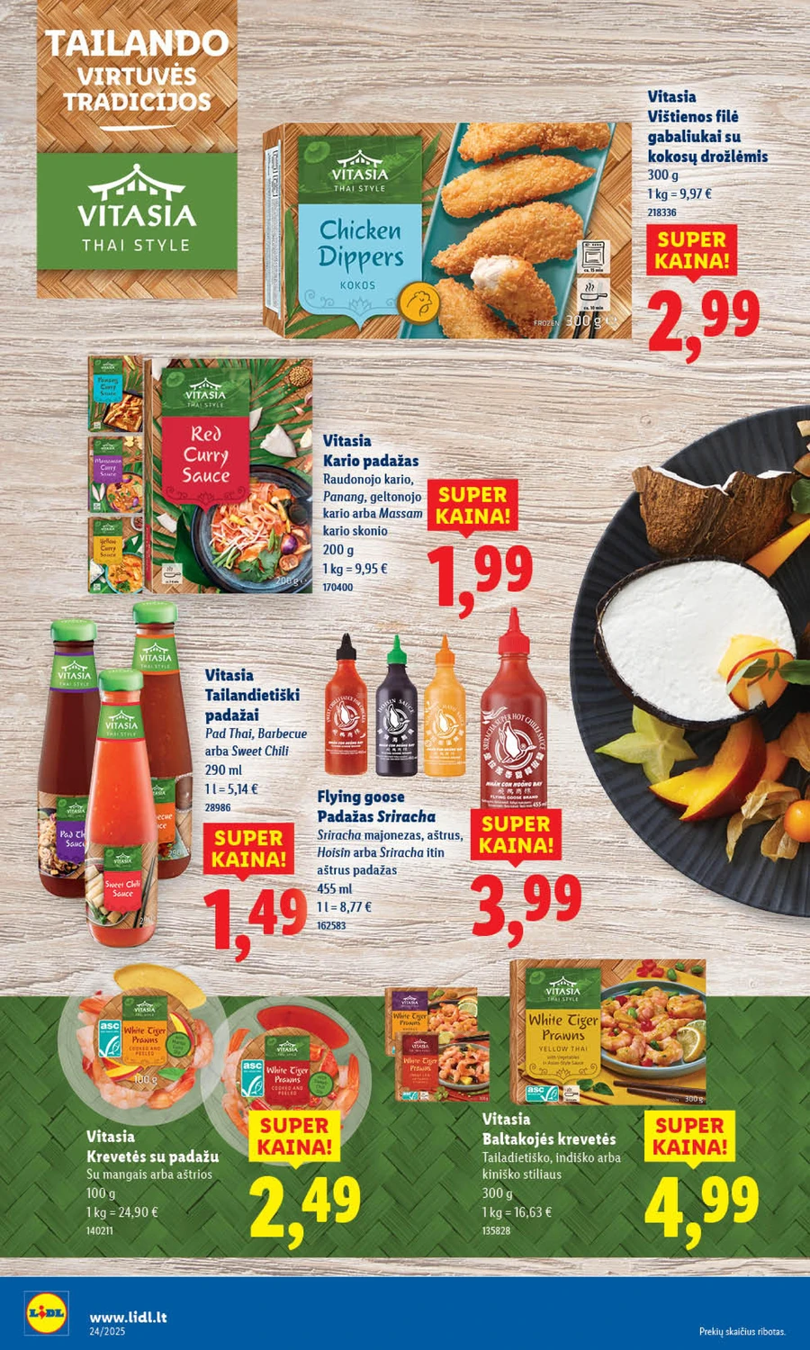 LIDL maisto prekių akcijų leidinys nuo ketvirtadienio puslapis 22
