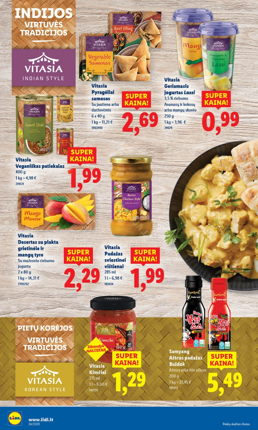 LIDL maisto prekių akcijų leidinys nuo ketvirtadienio puslapis 24