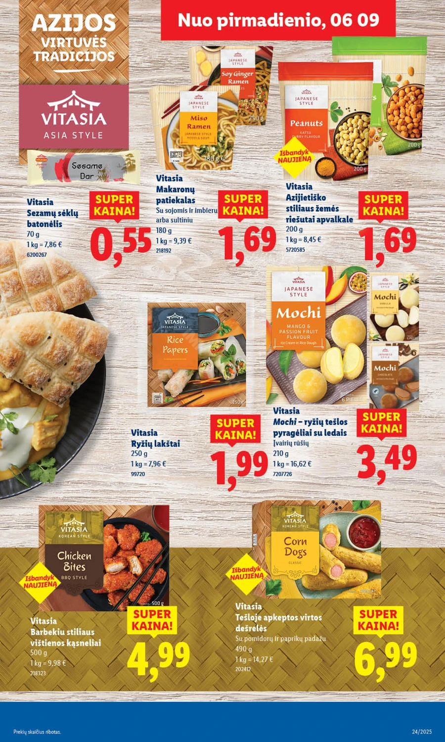 LIDL maisto prekių akcijų leidinys nuo ketvirtadienio puslapis 25