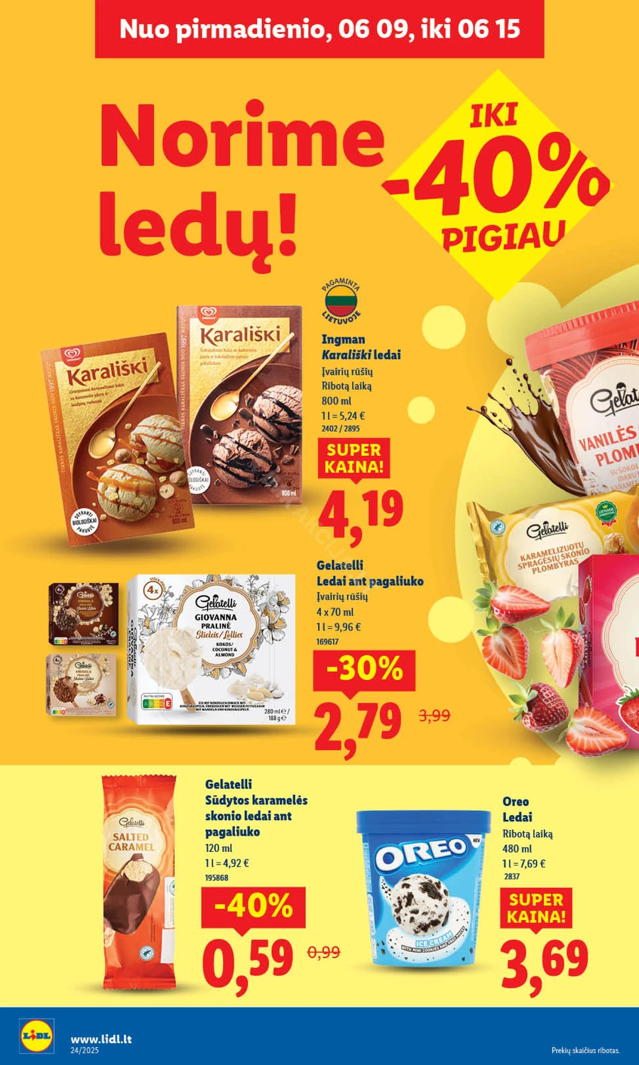LIDL maisto prekių akcijų leidinys nuo ketvirtadienio puslapis 26