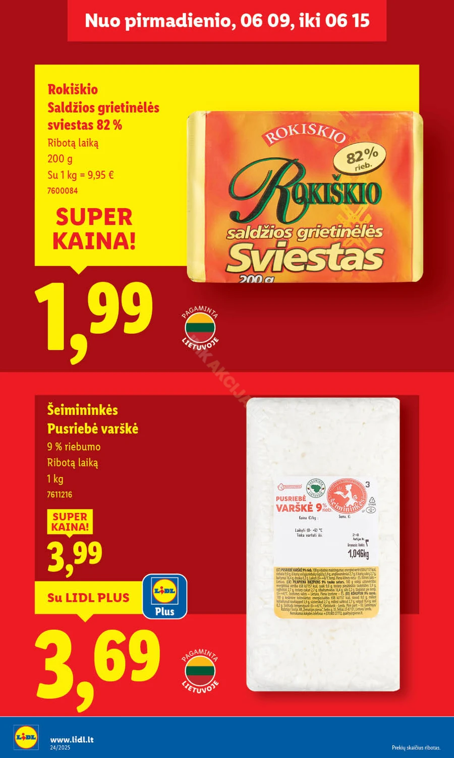 LIDL maisto prekių akcijų leidinys nuo ketvirtadienio puslapis 28