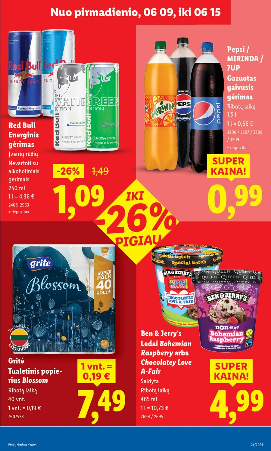 LIDL maisto prekių akcijų leidinys nuo ketvirtadienio puslapis 29