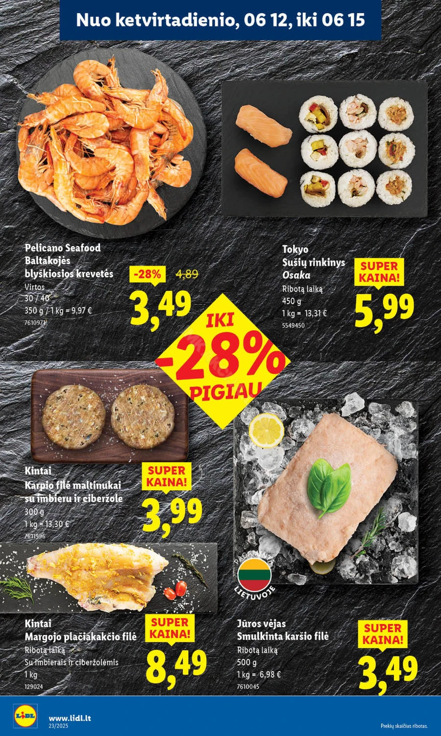 LIDL maisto prekių akcijų leidinys nuo ketvirtadienio puslapis 4