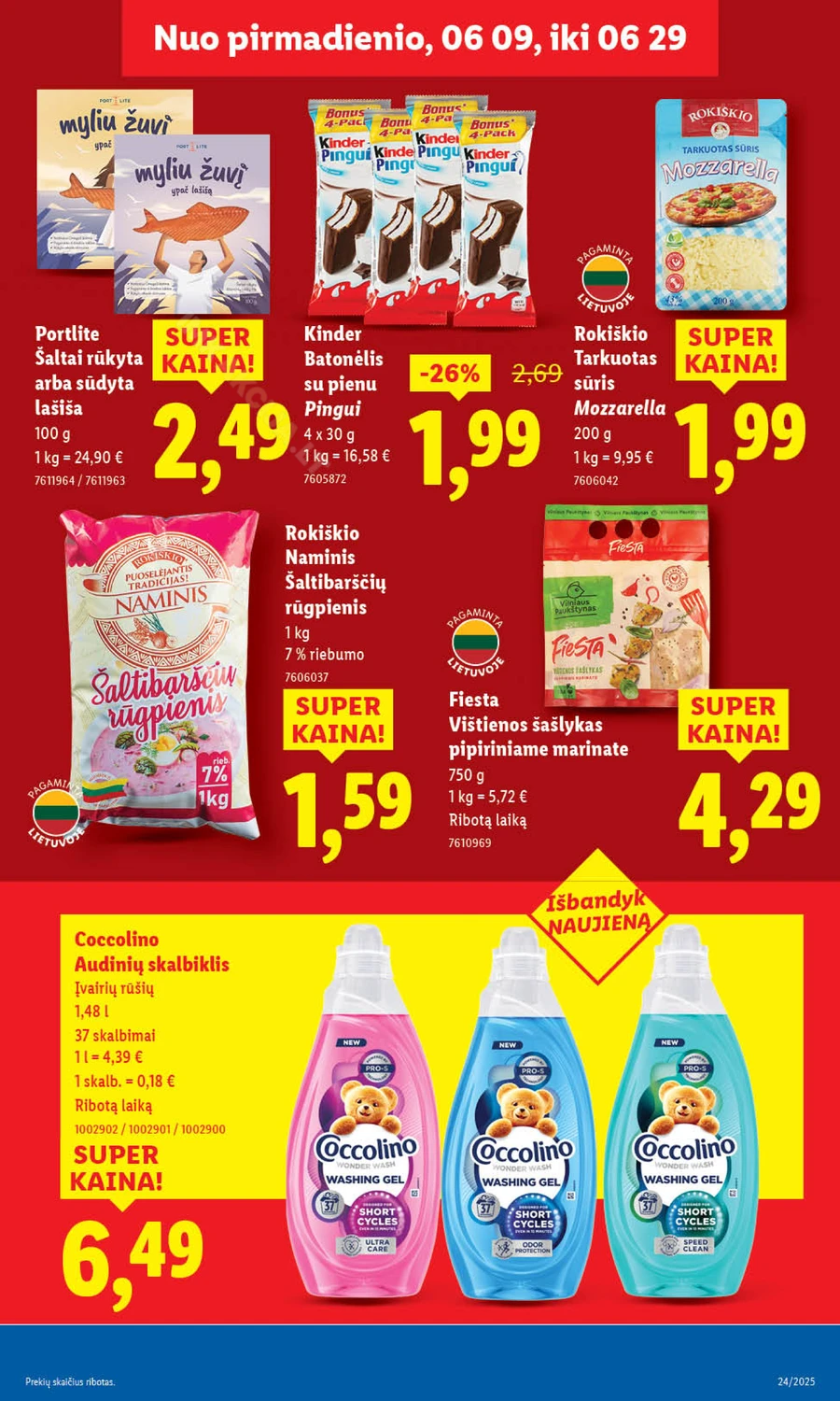 LIDL maisto prekių akcijų leidinys nuo ketvirtadienio puslapis 31