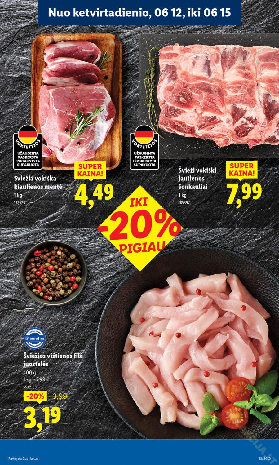 LIDL maisto prekių akcijų leidinys nuo ketvirtadienio puslapis 5