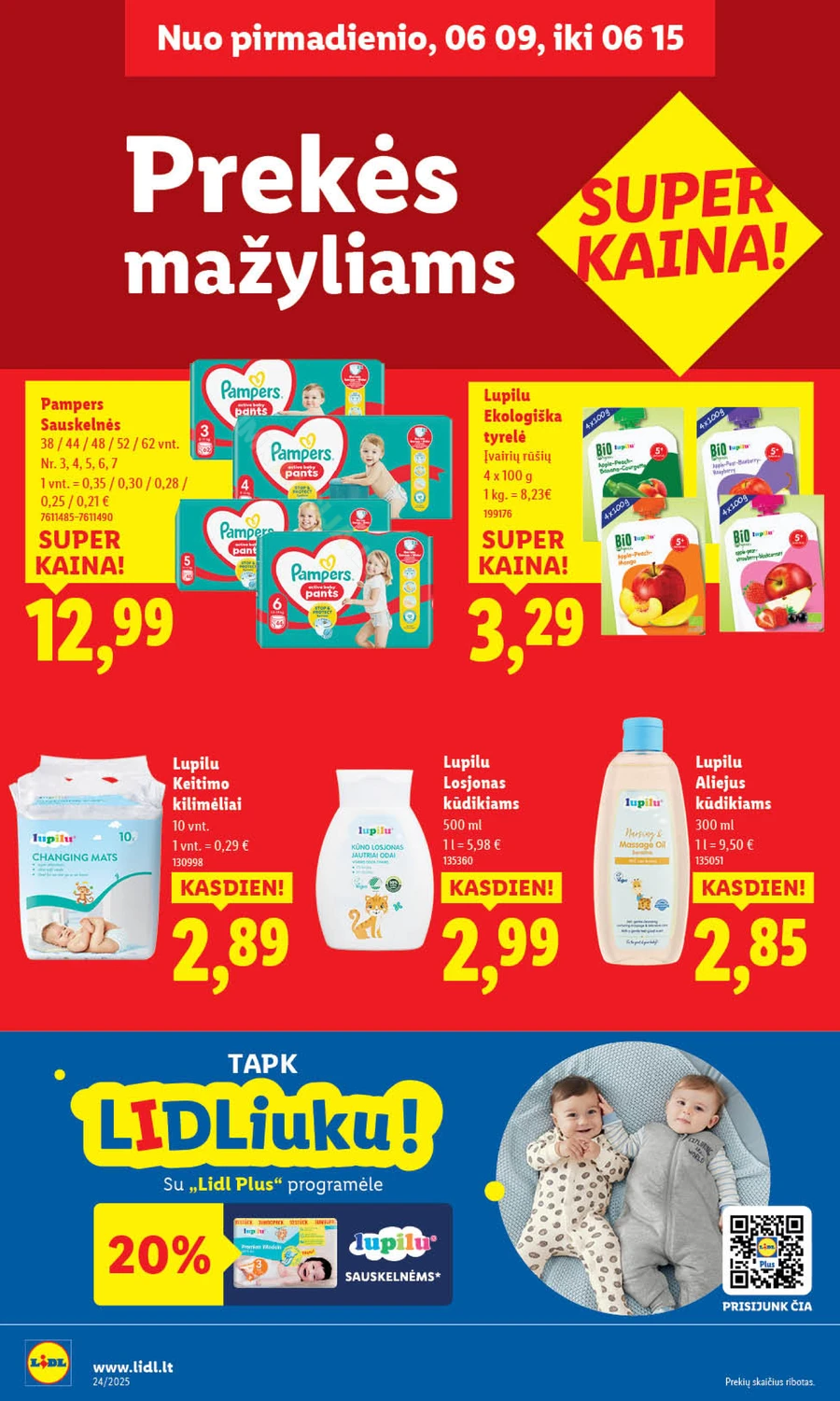 LIDL maisto prekių akcijų leidinys nuo ketvirtadienio puslapis 44