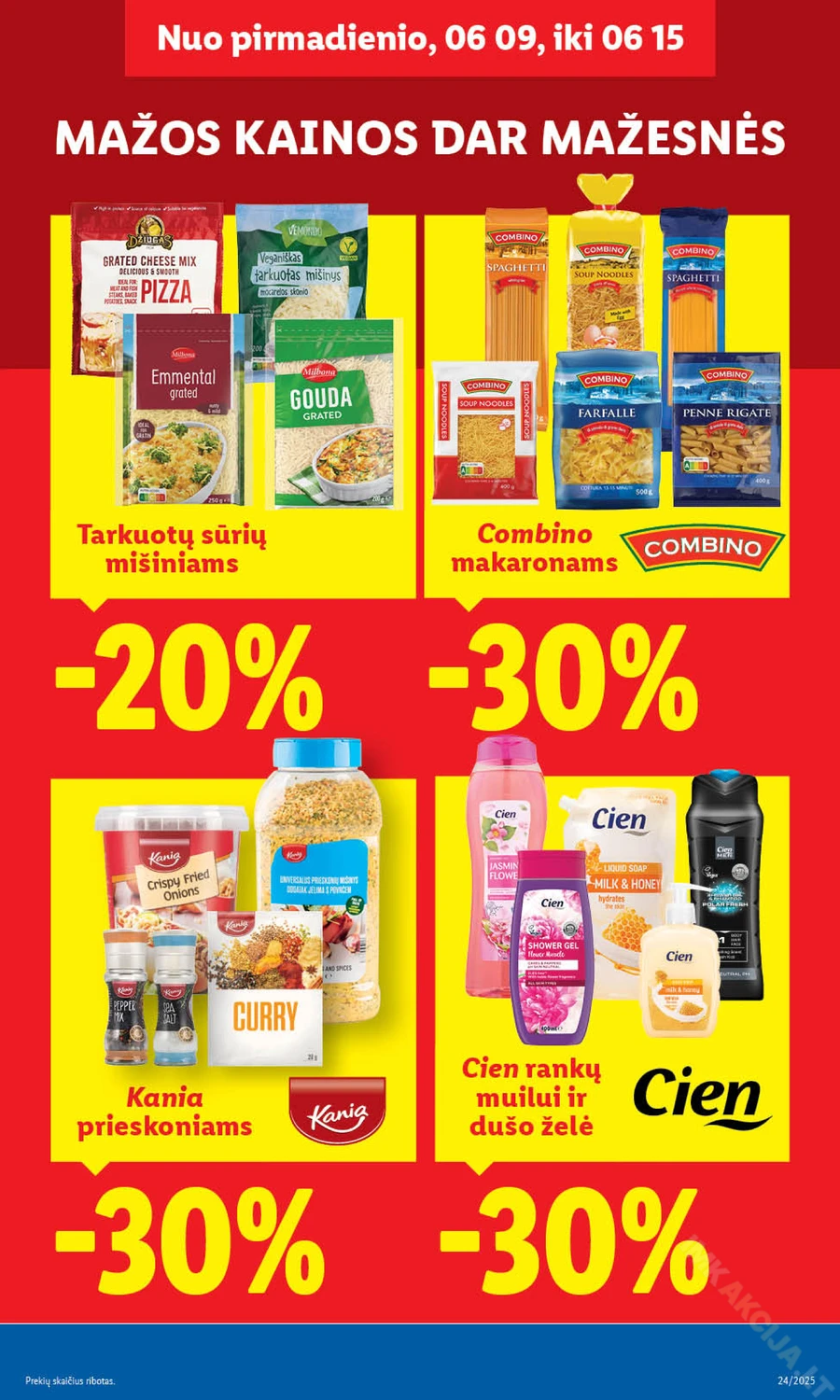 LIDL maisto prekių akcijų leidinys nuo ketvirtadienio puslapis 45