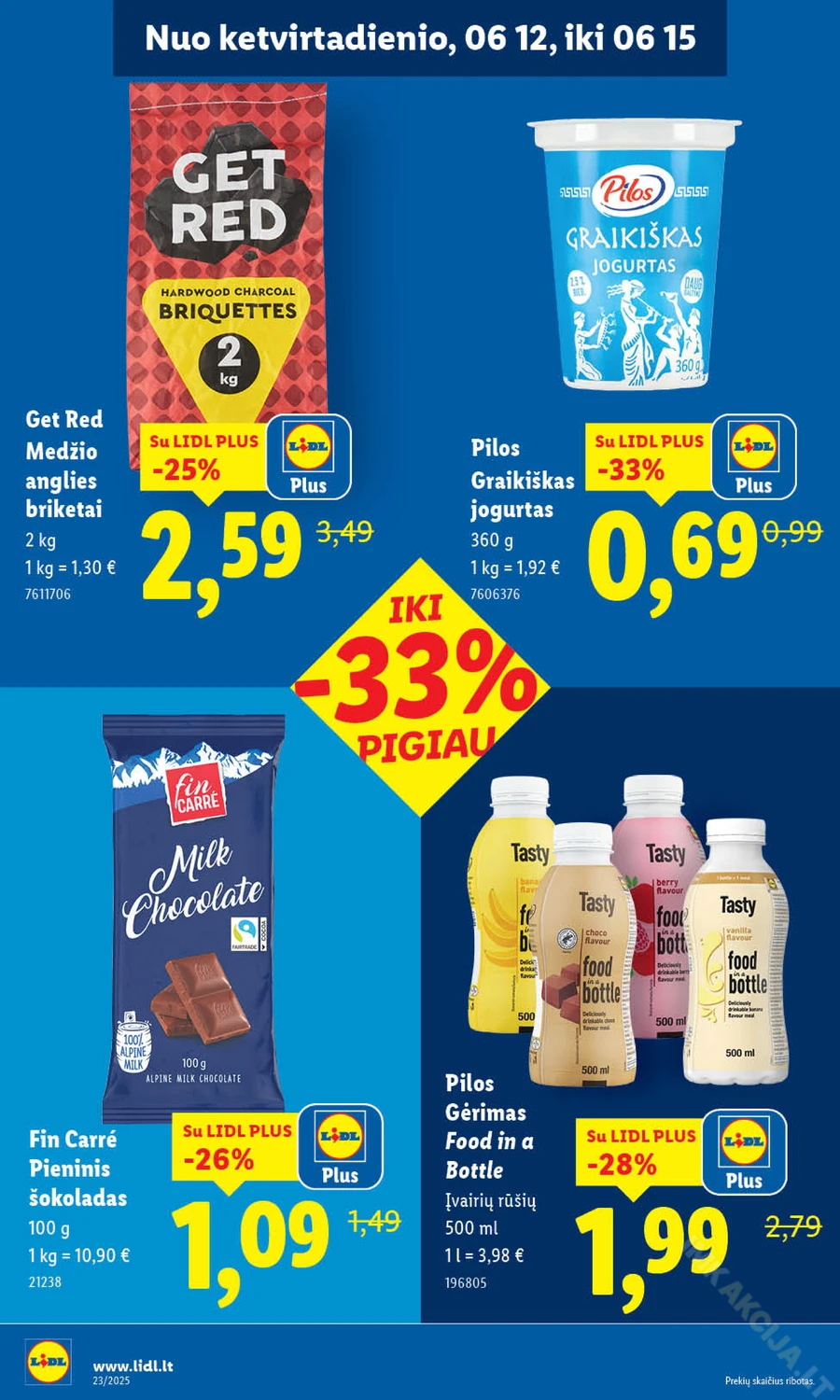 LIDL maisto prekių akcijų leidinys nuo ketvirtadienio puslapis 8