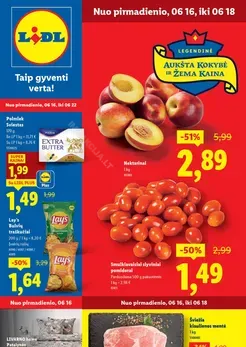 LIDL maisto prekių akcijų leidinys